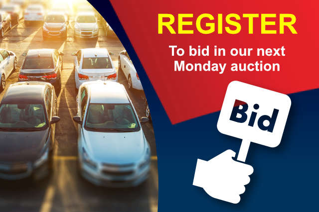 Register to bid in our next auction
